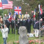 No.3 Commando veterans at Berneval 19 August 2007 (2)
