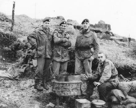 RM Driver, Cpls Taff Roberts, Jack French, and Nutty Edwards