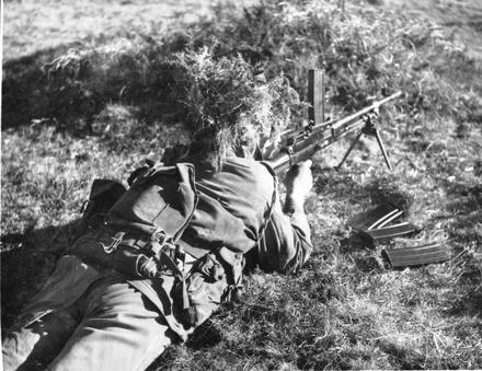 Live firing with 7.62mm Bren Dartmoor