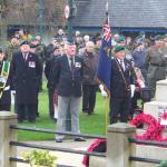 Stan 'Scotty' Scott lays the CVA Wreath at Fort William, 2009