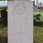 The grave of Private Kenneth Hellyer