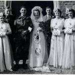 Albert Bacon on his wedding day