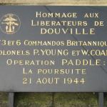 Nos.3 and 6 Commando plaque, Douville