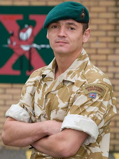 Marine Darren Smith, 45 Commando RM died of wounds Afghanistan 2009.