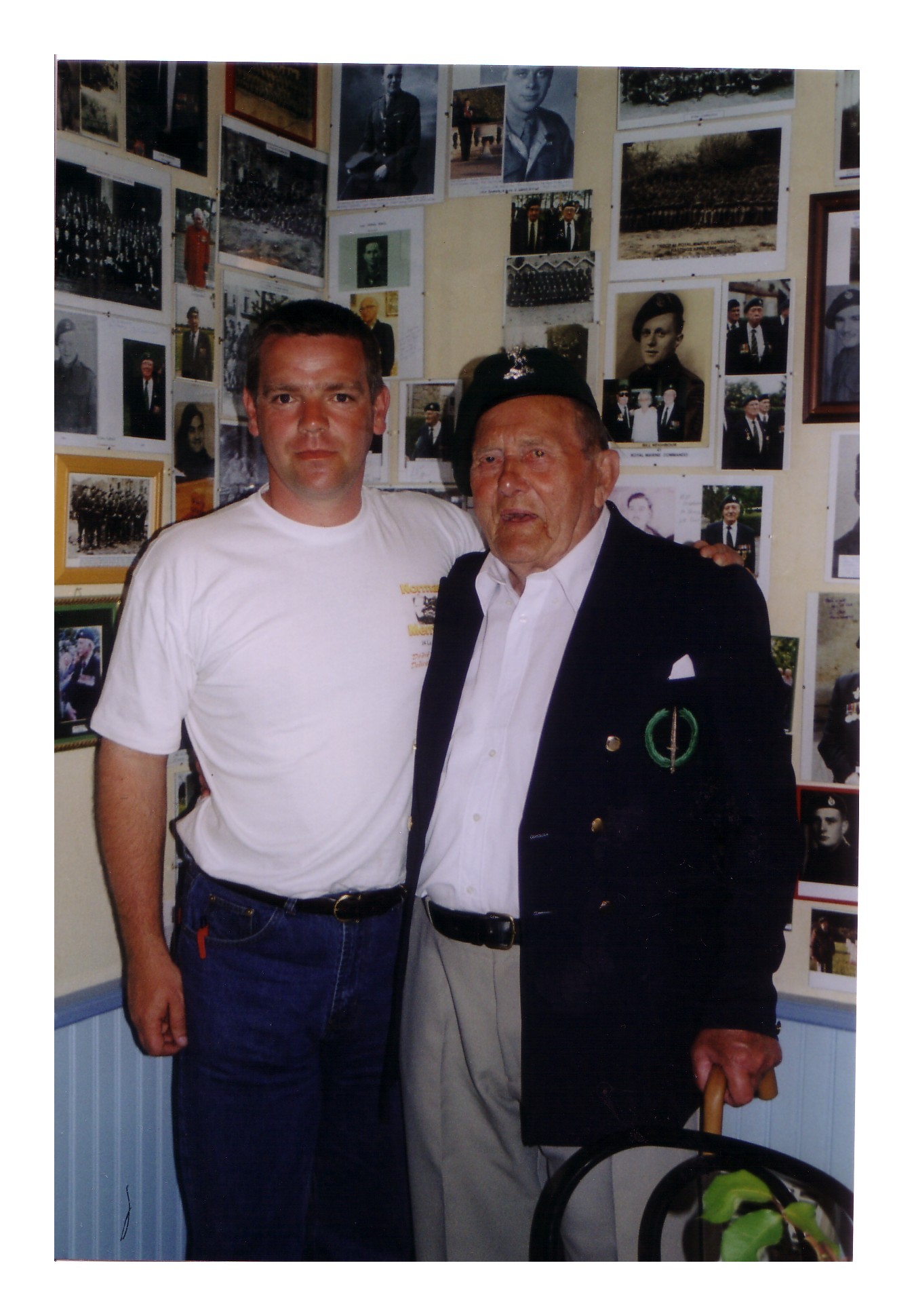 Steohane with Arthur Chivers (No.3 Cdo. 1 Tp) June 2004