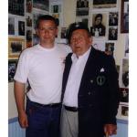 Steohane with Arthur Chivers (No.3 Cdo. 1 Tp) June 2004