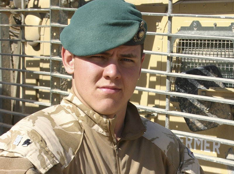 Marine Jason Mackie, 3rd Armoured Support Troop RM kia 14/5/2009 Afghanistan