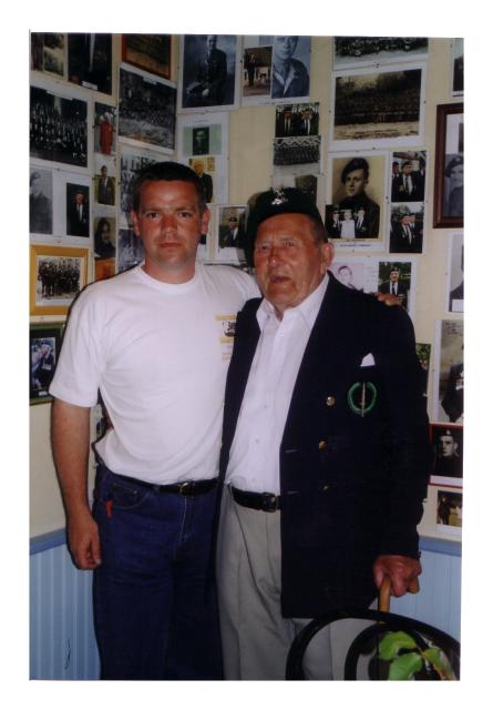 Steohane with Arthur Chivers (No.3 Cdo. 1 Tp) June 2004