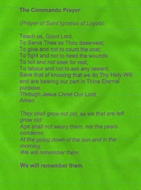 The Commando Prayer