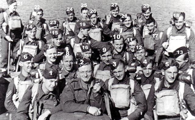 No.1 Commandos in training (numbered version).
