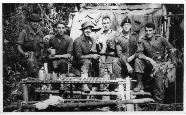 Fred Davies and others - 3 Cdo Bde Ordnance Field Park 1967