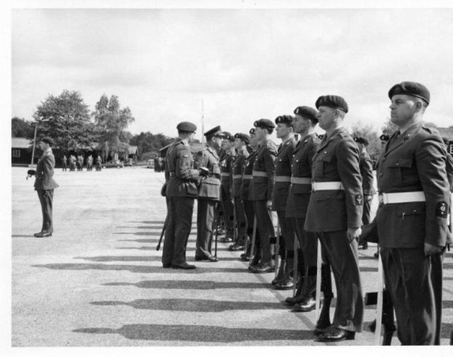 OFP official Inauguration Parade at Blackdown 1964