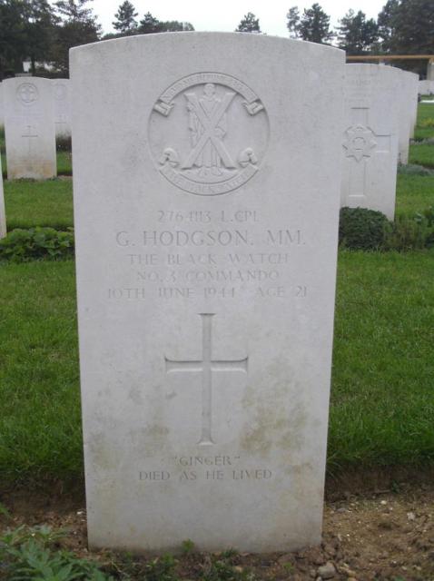 Lance Corporal George Hodgson MM