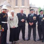 Ceremony in honour of L/Cpl Henry Eric Harden VC .