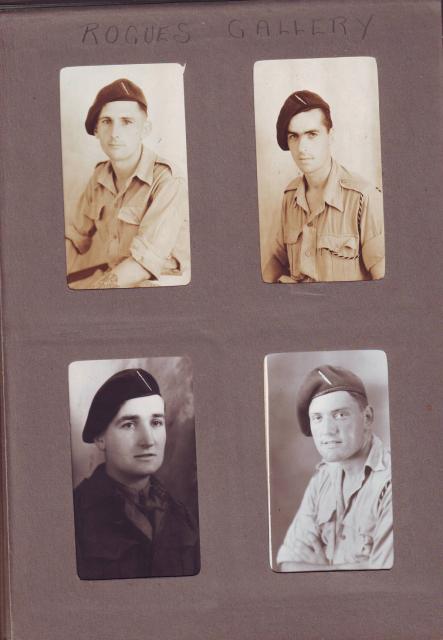 No.2 Commandos Gnr. R. Hopkins, Vic Pratt, Stan Buckmaster, John Carpenter