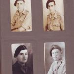No.2 Commandos Gnr. R. Hopkins, Vic Pratt, Stan Buckmaster, John Carpenter