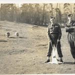 Frank Verbist with the semaphore flags