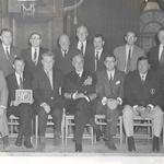 Lord Louis Mountabatten with veterans of No.10(IA) Commando 1968