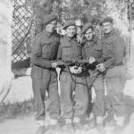No.2 Commandos Paddy Deighan, Pete McGinley, Ben Fryer and Fred Bennett