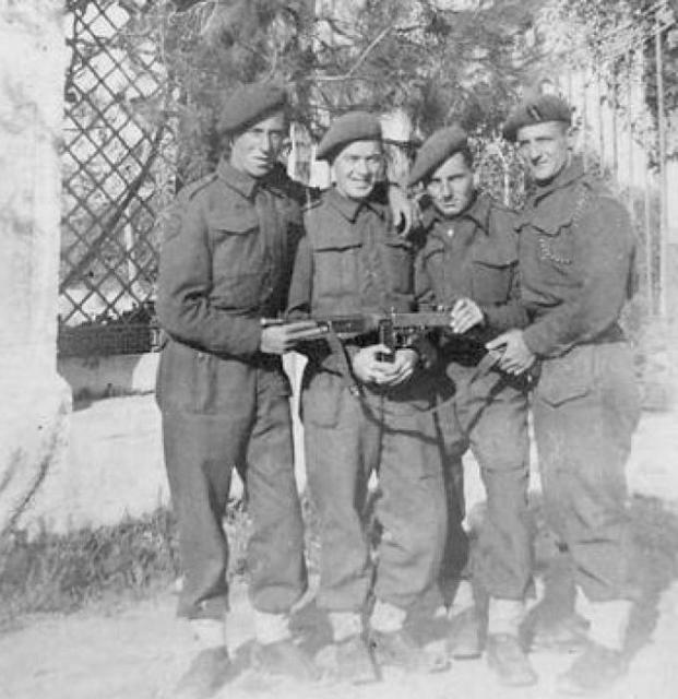 No.2 Commandos Paddy Deighan, Pete McGinley, Ben Fryer and Fred Bennett