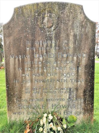 Grave of Marine David Howard