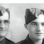 Stan Scott and his father 1942 when they were in the Queens Royal Regiment.