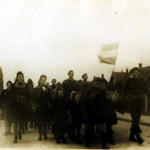 Party given to children by No.4 Commando  Christmas  1944 in Kamperland  province of Noord-Beverland