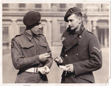 Pte. Frederick Trigg MM and Gdsm. John Fairclough MM, No.2 Commando