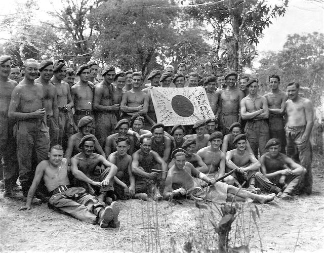 Sgt John Skipper No.5 Commando and others in Burma