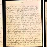 Letter from his landlady to the family of LCpl. Alan Carlisle, No.3 Cdo