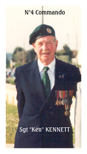 Ken Kennett (Sgt in No.4 Commando)