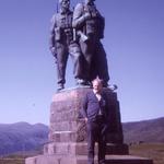 Tom Daly at the Commando Memorial