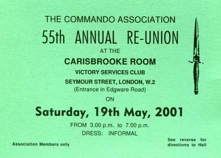 Commando Association 55th Annual Reunion