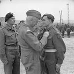 General Kazimierz Sosnkowski decorating Lance Corporal Benjamin Kagan