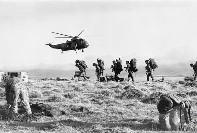 J Company, 42 Commando Falklands 28th May 1982
