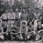 Mne Stan Worsley (bottom left) 45 Cdo. and others circa 1946 Hong Kong